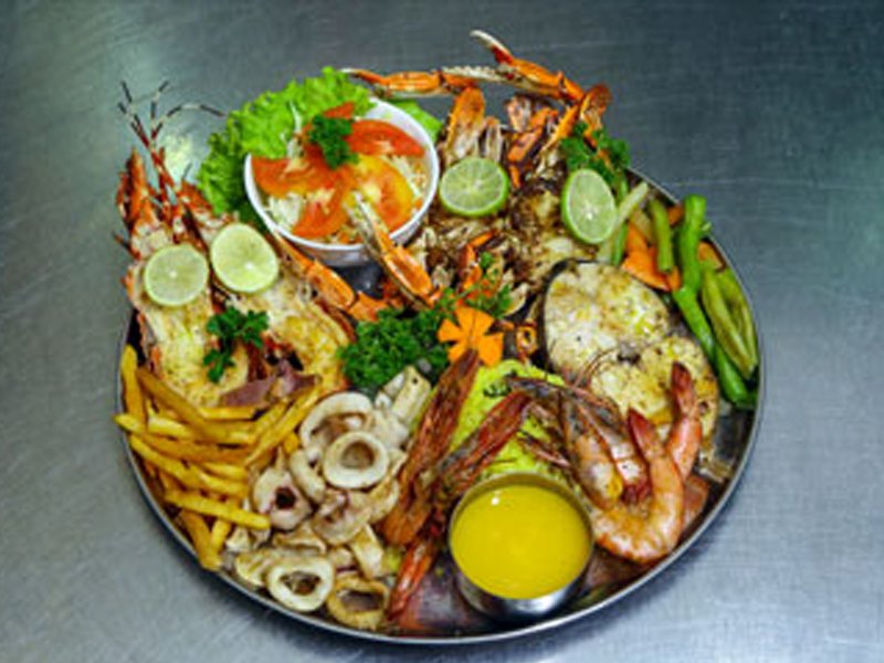 Grilled fish with Sri Lankan spices